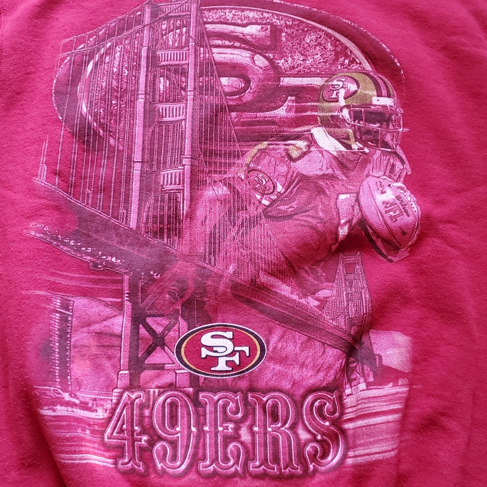 Vintage Pro Player San Francisco 49ers Crewneck Sweatshirt Large NFL VTG Niners